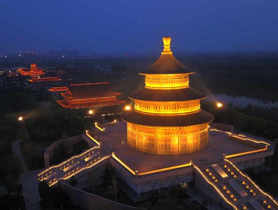月色印古寺，光影繪禪意 — 勇電照明慶云金山寺項目